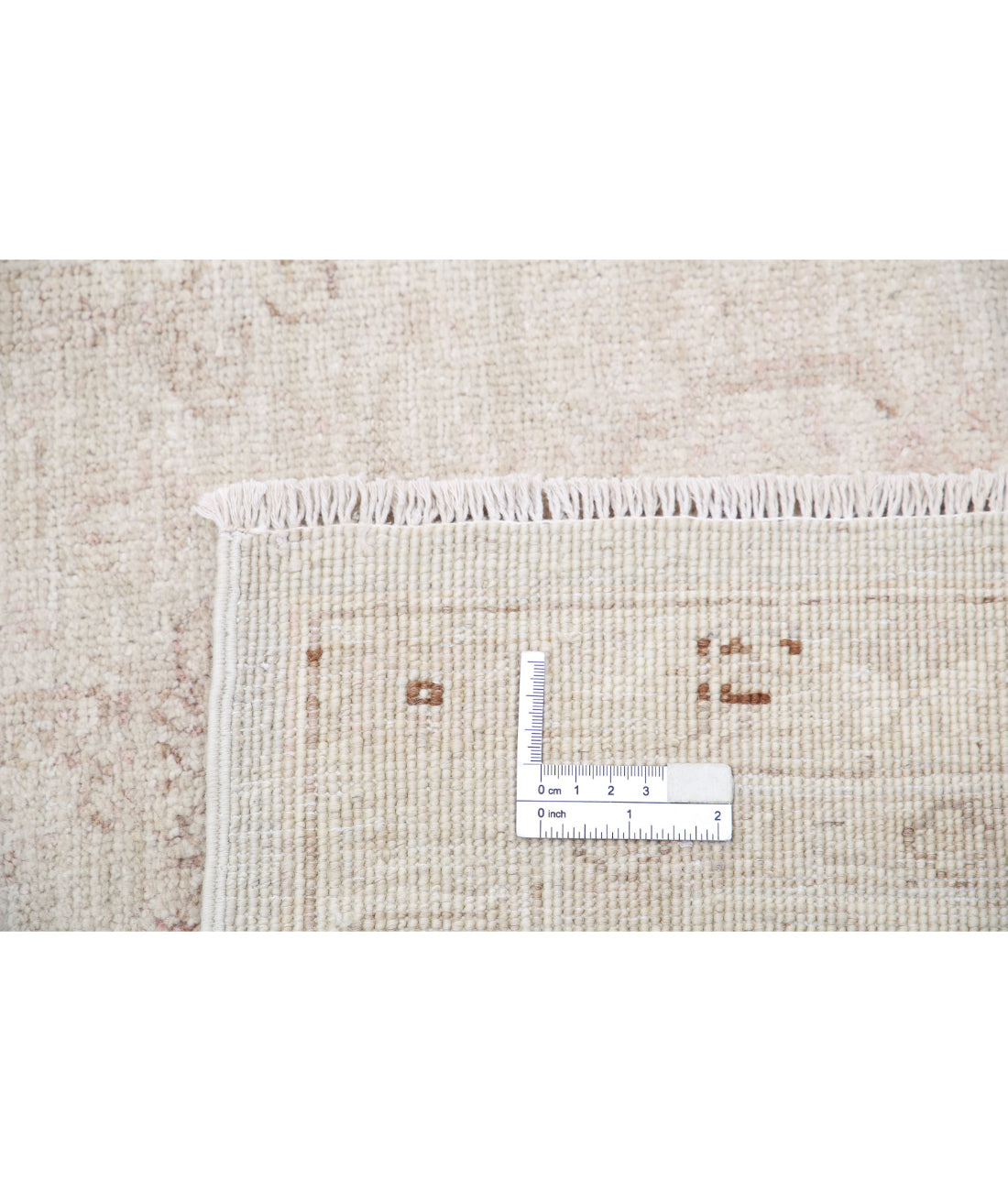 Serenity 8'1'' X 9'5'' Hand-Knotted Wool Rug 8'1'' x 9'5'' (243 X 283) / Ivory / Taupe