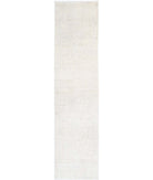 Serenity 2'9'' X 12'2'' Hand-Knotted Wool Rug 2'9'' x 12'2'' (83 X 365) / Ivory / Ivory