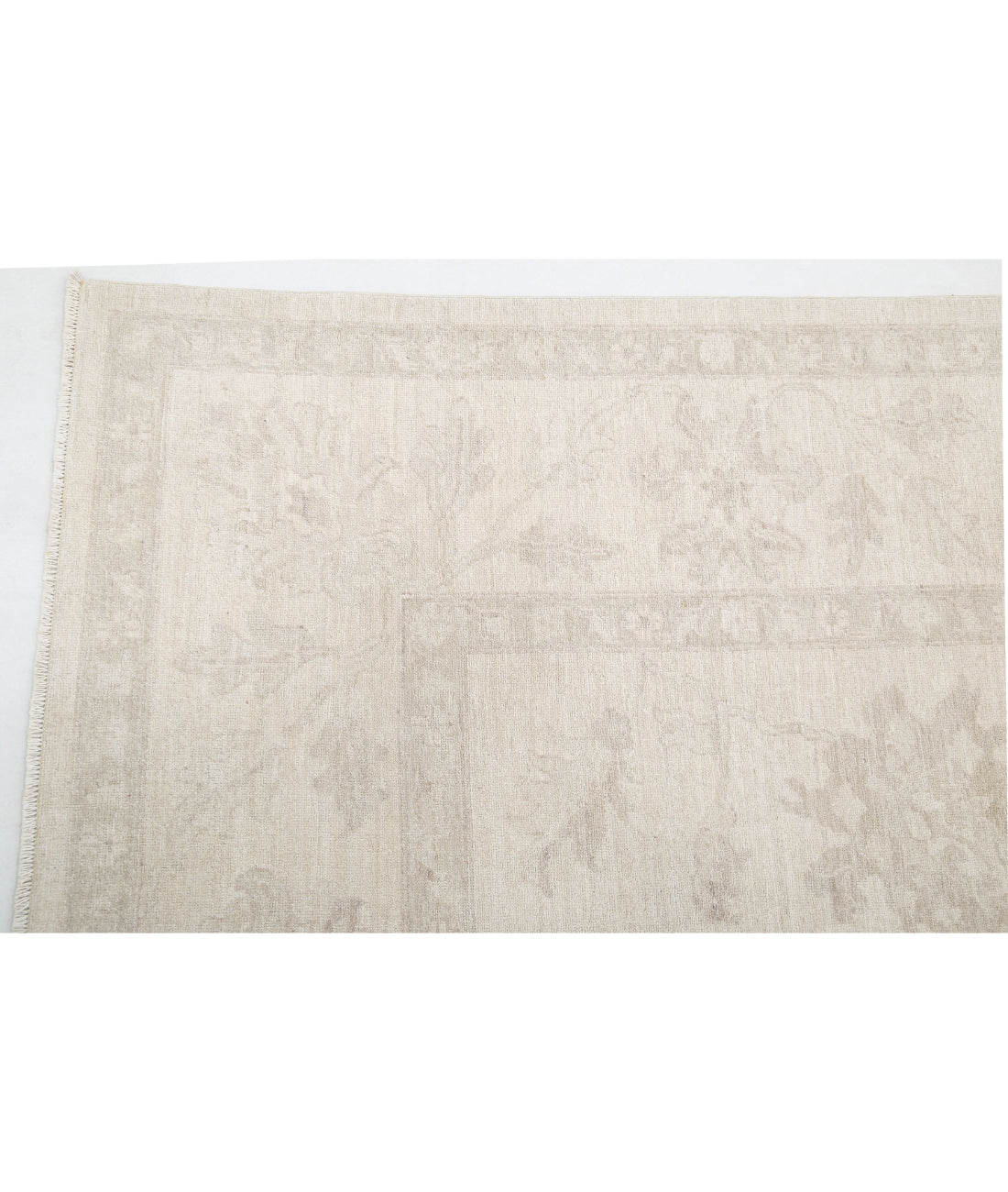 Serenity 9'0'' X 11'6'' Hand-Knotted Wool Rug 9'0'' x 11'6'' (270 X 345) / Ivory / Taupe