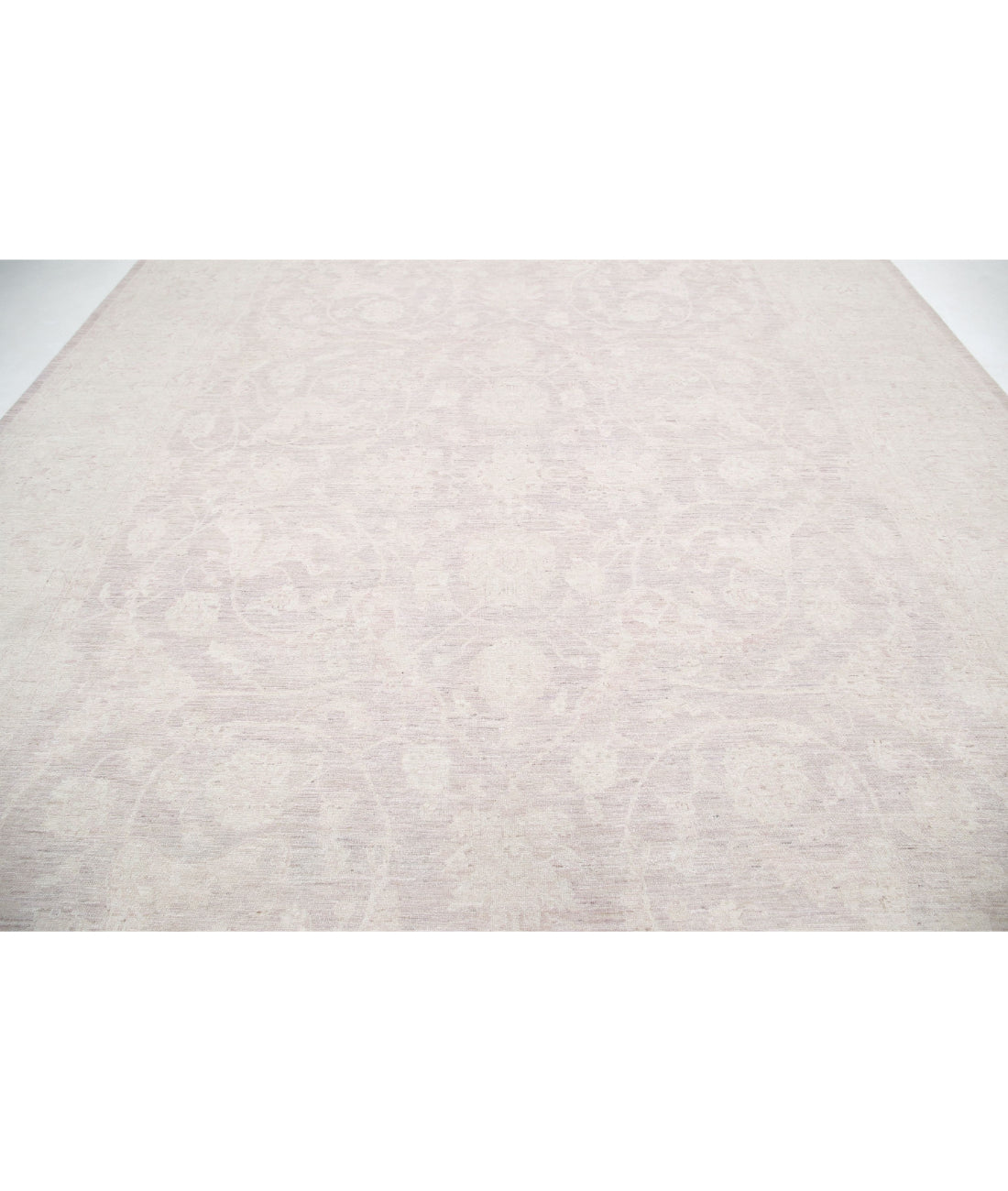 Serenity 11'7'' X 14'10'' Hand-Knotted Wool Rug 11'7'' x 14'10'' (348 X 445) / Brown / Ivory