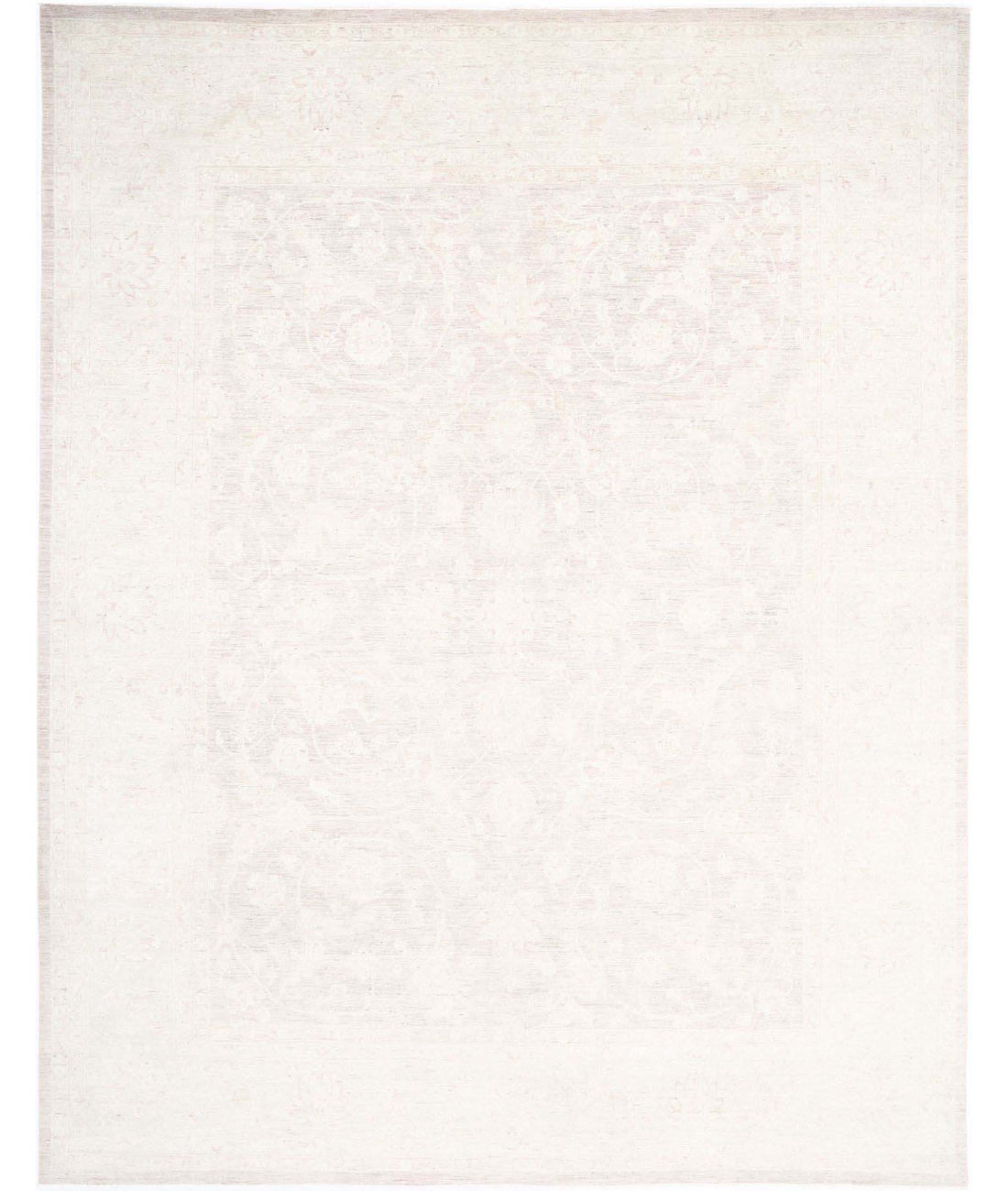 Serenity 11'7'' X 14'10'' Hand-Knotted Wool Rug 11'7'' x 14'10'' (348 X 445) / Brown / Ivory