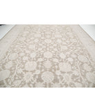 Serenity 12'10'' X 17'11'' Hand-Knotted Wool Rug 12'10'' x 17'11'' (385 X 538) / Brown / Ivory