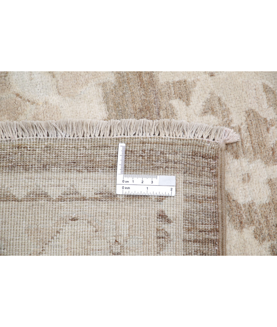 Serenity 12'10'' X 17'11'' Hand-Knotted Wool Rug 12'10'' x 17'11'' (385 X 538) / Brown / Ivory