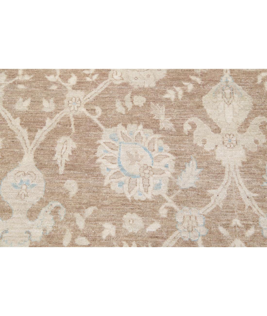 Serenity 13'9'' X 18'10'' Hand-Knotted Wool Rug 13'9'' x 18'10'' (413 X 565) / Brown / Ivory