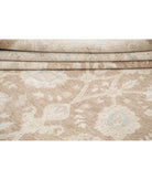 Serenity 13'9'' X 18'10'' Hand-Knotted Wool Rug 13'9'' x 18'10'' (413 X 565) / Brown / Ivory