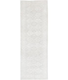 Serenity 2'8'' X 8'1'' Hand-Knotted Wool Rug 2'8'' x 8'1'' (80 X 243) / Taupe / Ivory