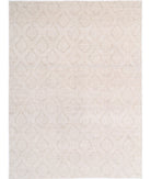 Serenity 8'8'' X 11'8'' Hand-Knotted Wool Rug 8'8'' x 11'8'' (260 X 350) / Taupe / Ivory