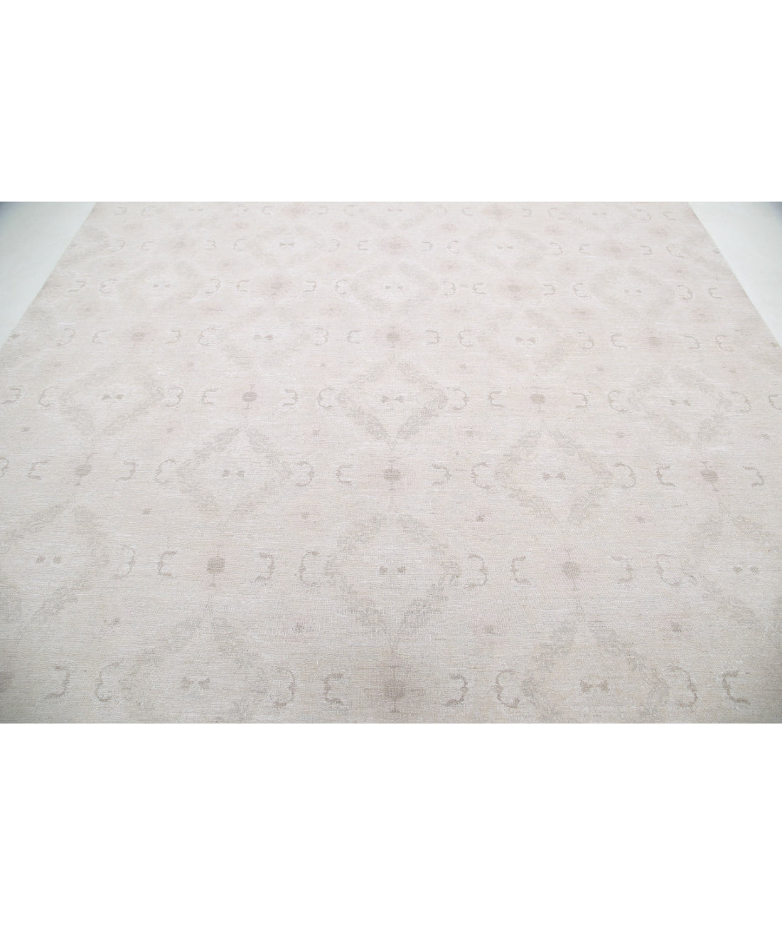 Serenity 9'1'' X 11'9'' Hand-Knotted Wool Rug 9'1'' x 11'9'' (273 X 353) / Ivory / Ivory