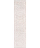 Serenity 2'6'' X 10'1'' Hand-Knotted Wool Rug 2'6'' x 10'1'' (75 X 303) / Grey / Ivory