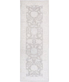 Serenity 2'8'' X 8'0'' Hand-Knotted Wool Rug 2'8'' x 8'0'' (80 X 240) / Brown / Ivory