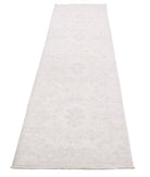 Serenity 2'5'' X 9'8'' Hand-Knotted Wool Rug 2'5'' x 9'8'' (73 X 290) / Ivory / Pink