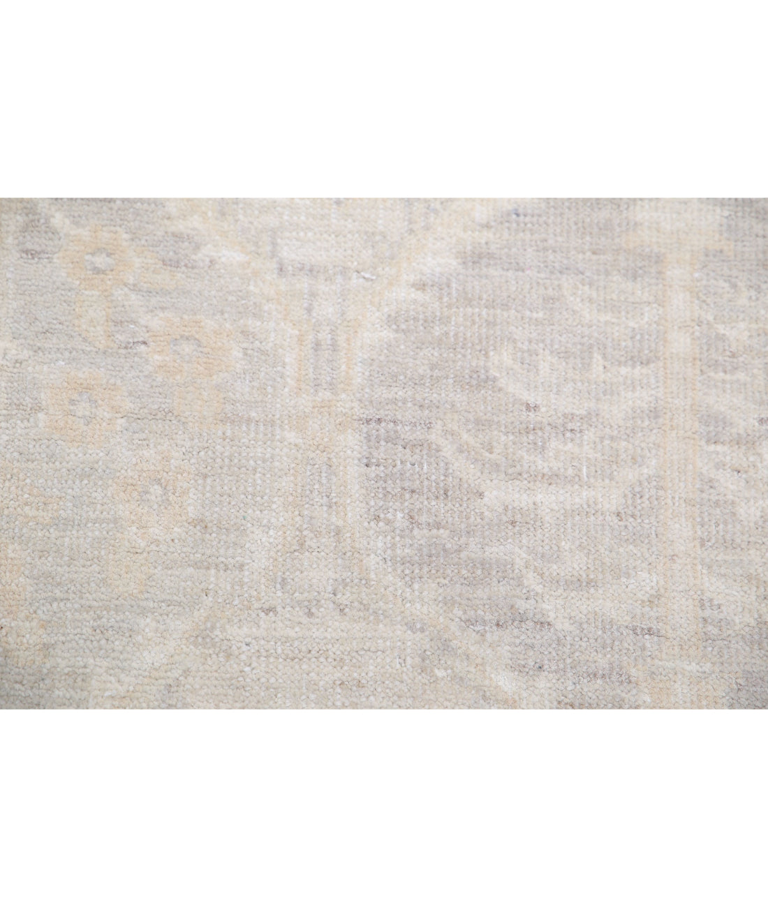 Serenity 2'9'' X 6'4'' Hand-Knotted Wool Rug 2'9'' x 6'4'' (83 X 190) / Grey / Ivory