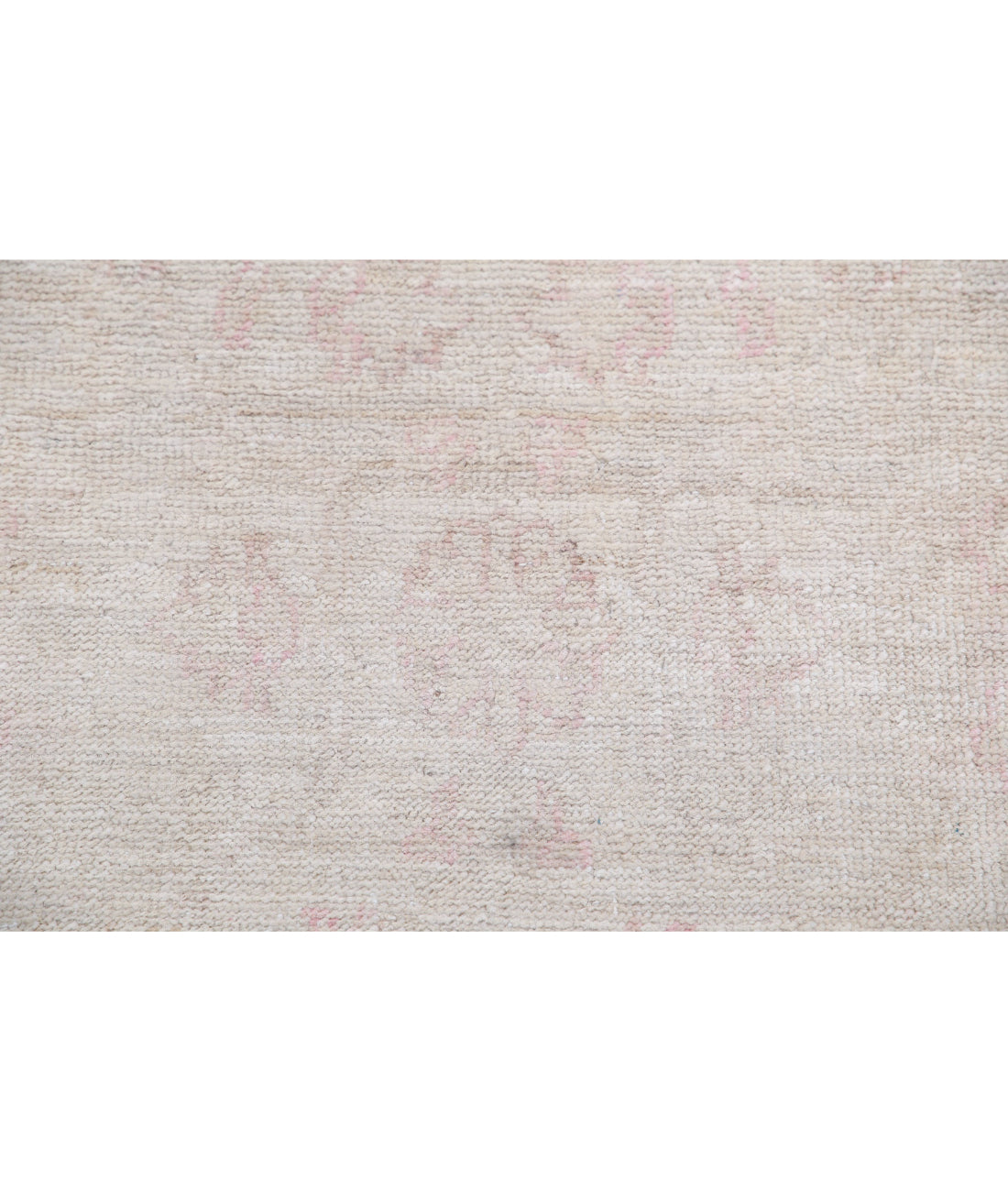 Serenity 2'5'' X 9'9'' Hand-Knotted Wool Rug 2'5'' x 9'9'' (73 X 293) / Ivory / Pink