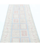 Serenity 2'7'' X 9'6'' Hand-Knotted Wool Rug 2'7'' x 9'6'' (78 X 285) / Blue / Ivory