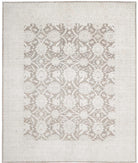 Serenity 12'0'' X 14'6'' Hand-Knotted Wool Rug 12'0'' x 14'6'' (360 X 435) / Brown / Ivory