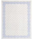 Khotan 8'4'' X 10'9'' Hand-Knotted Wool Rug 8'4'' x 10'9'' (250 X 323) / Ivory / Blue