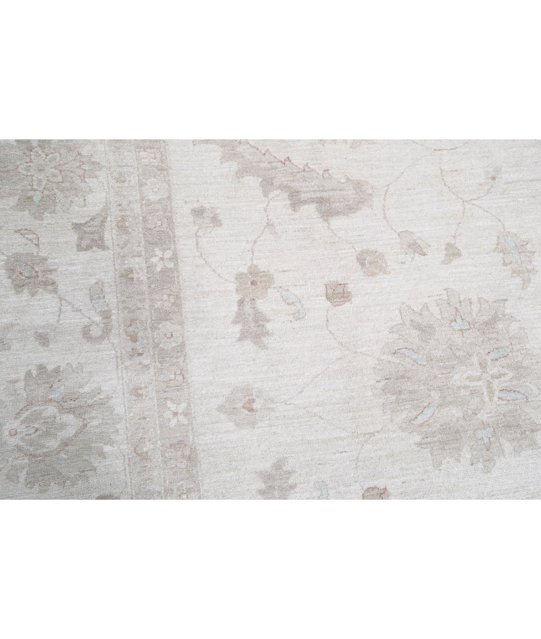 Serenity 11'4'' X 14'0'' Hand-Knotted Wool Rug 11'4'' x 14'0'' (340 X 420) / Ivory / Grey