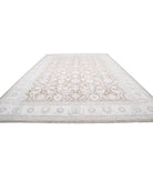 Serenity 12'10'' X 18'10'' Hand-Knotted Wool Rug 12'10'' x 18'10'' (385 X 565) / Brown / Ivory