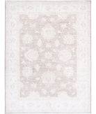 Serenity 5'0'' X 6'5'' Hand-Knotted Wool Rug 5'0'' x 6'5'' (150 X 193) / Brown / Ivory