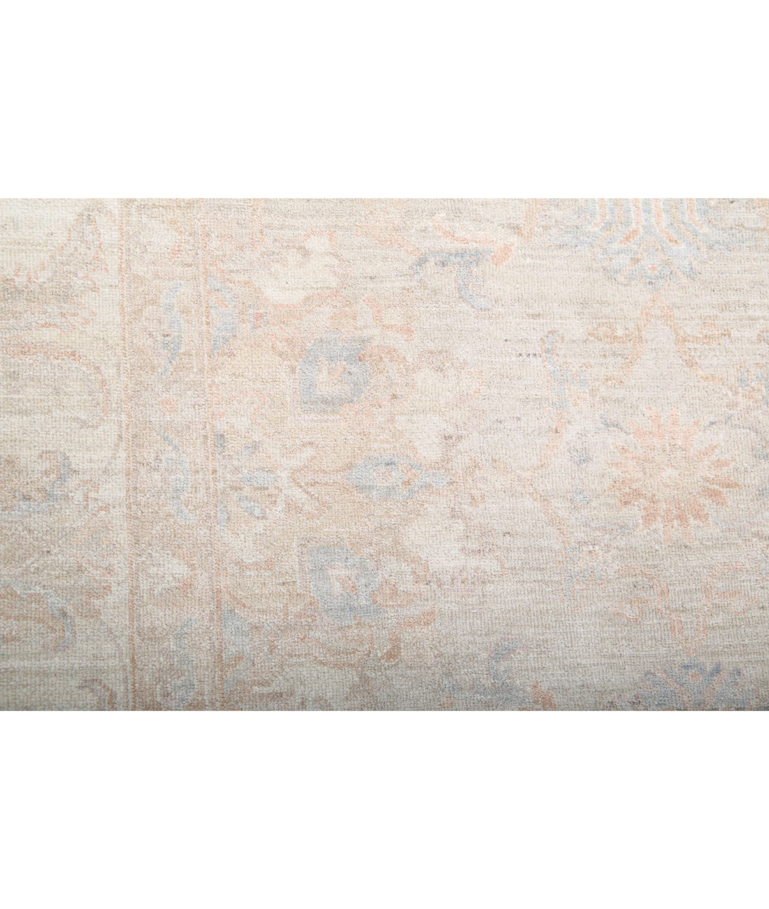 Serenity 8'1'' X 9'8'' Hand-Knotted Wool Rug 8'1'' x 9'8'' (243 X 290) / Ivory / Blue