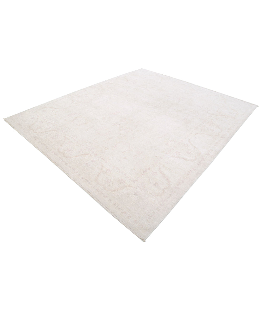 Serenity 7'11'' X 9'5'' Hand-Knotted Wool Rug 7'11'' x 9'5'' (238 X 283) / Ivory / Taupe