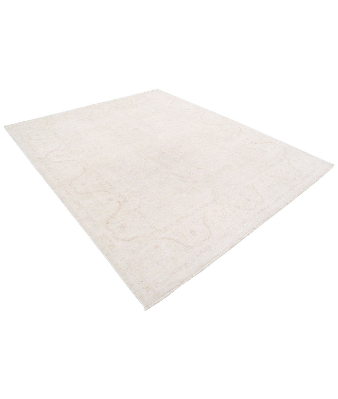 Serenity 7'11'' X 9'5'' Hand-Knotted Wool Rug 7'11'' x 9'5'' (238 X 283) / Ivory / Taupe