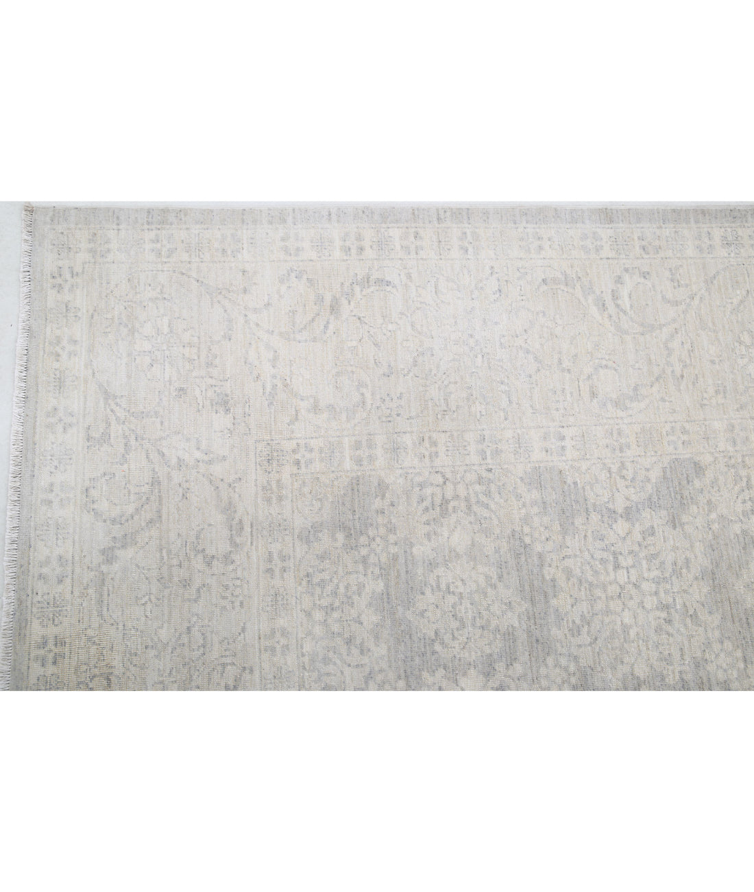 Serenity 8'9'' X 11'6'' Hand-Knotted Wool Rug 8'9'' x 11'6'' (263 X 345) / Grey / Ivory