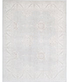 Serenity 9'0'' X 11'2'' Hand-Knotted Wool Rug 9'0'' x 11'2'' (270 X 335) / Grey / Ivory