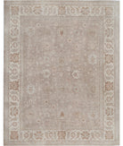 Serenity 7'10'' X 9'8'' Hand-Knotted Wool Rug 7'10'' x 9'8'' (235 X 290) / Taupe / Ivory