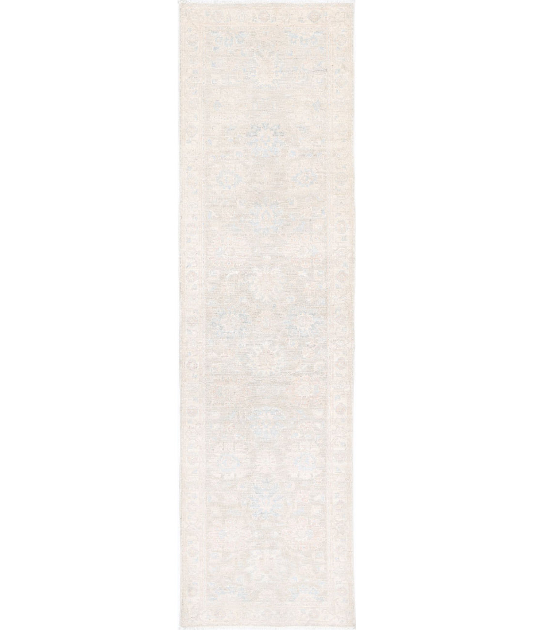 Serenity 2'5'' X 9'3'' Hand-Knotted Wool Rug 2'5'' x 9'3'' (73 X 278) / Brown / Ivory