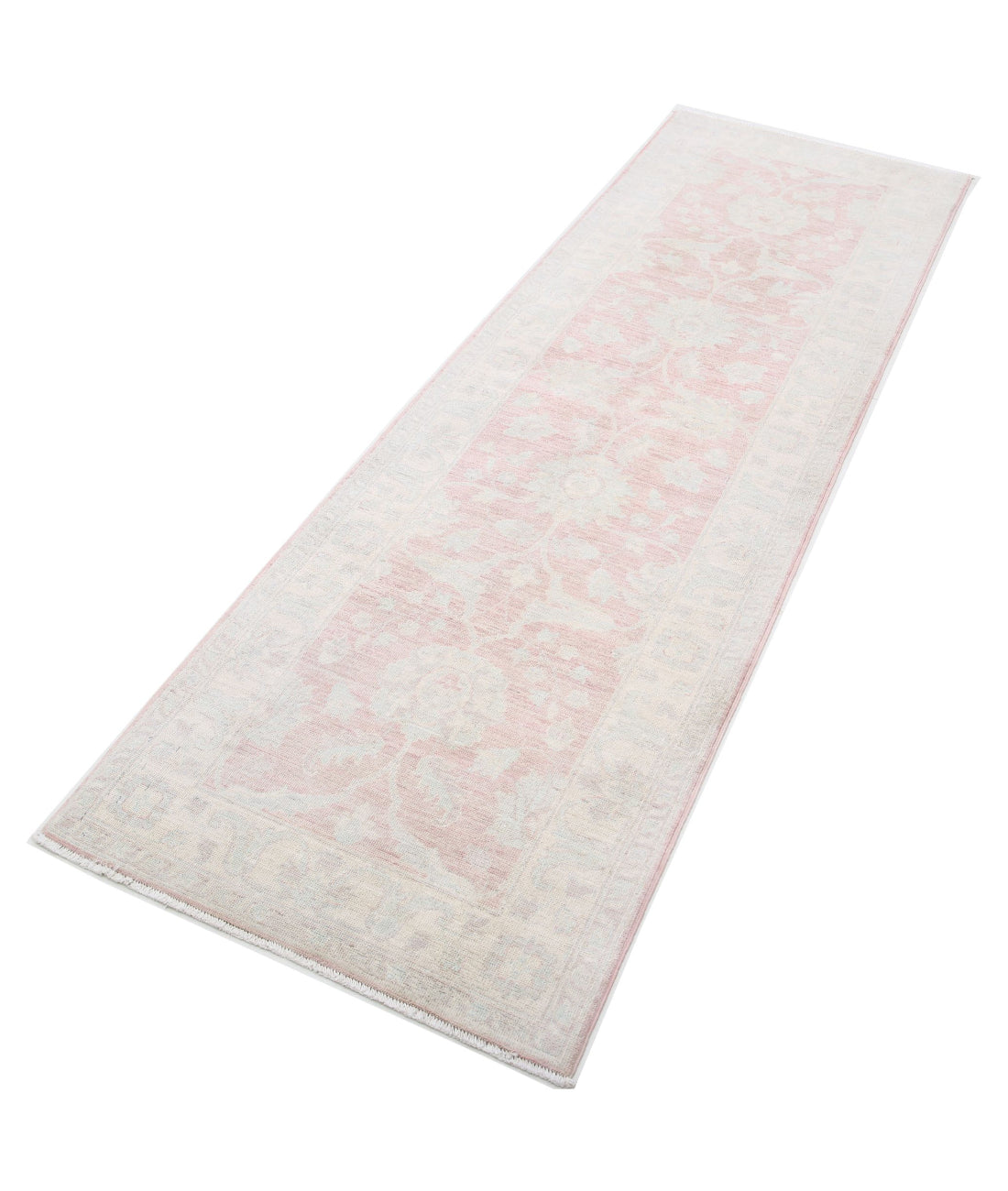 Serenity 2'6'' X 8'0'' Hand-Knotted Wool Rug 2'6'' x 8'0'' (75 X 240) / Red / Ivory