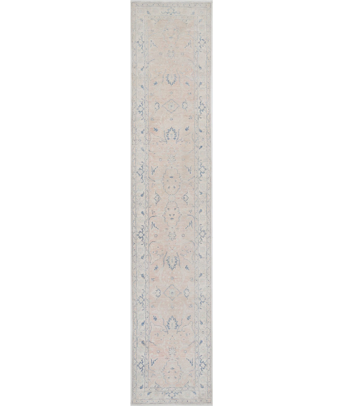 Serenity 2'6'' X 13'6'' Hand-Knotted Wool Rug 2'6'' x 13'6'' (75 X 405) / Brown / Ivory