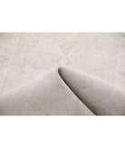 Serenity 2'8'' X 9'5'' Hand-Knotted Wool Rug 2'8'' x 9'5'' (80 X 283) / Grey / Ivory