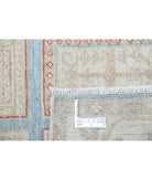 Serenity 2'7'' X 8'2'' Hand-Knotted Wool Rug 2'7'' x 8'2'' (78 X 245) / Blue / Ivory
