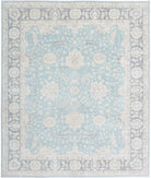 Serenity 7'11'' X 9'7'' Hand-Knotted Wool Rug 7'11'' x 9'7'' (238 X 288) / Blue / Grey