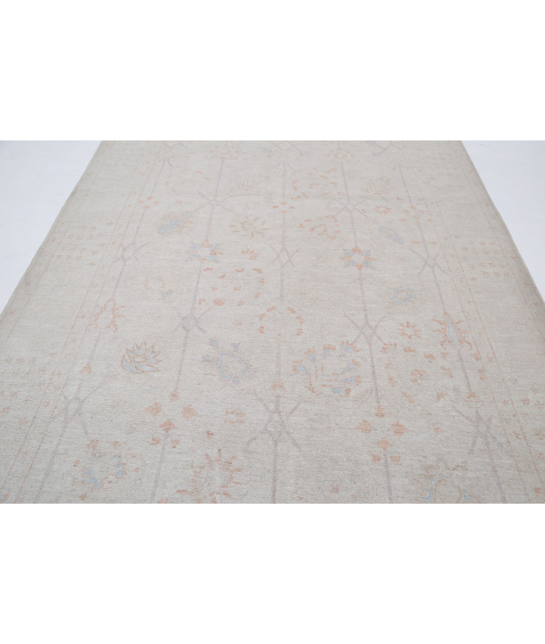 Serenity 5'11'' X 14'2'' Hand-Knotted Wool Rug 5'11'' x 14'2'' (178 X 425) / Ivory / Ivory