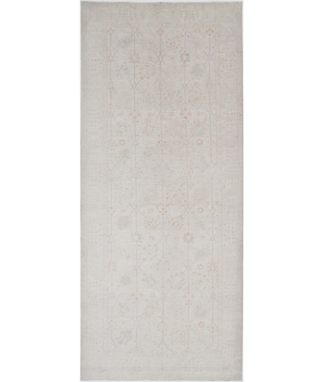 Serenity 5'11'' X 14'2'' Hand-Knotted Wool Rug 5'11'' x 14'2'' (178 X 425) / Ivory / Ivory