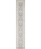 Serenity 3'3'' X 25'10'' Hand-Knotted Wool Rug 3'3'' x 25'10'' (98 X 775) / Grey / Ivory