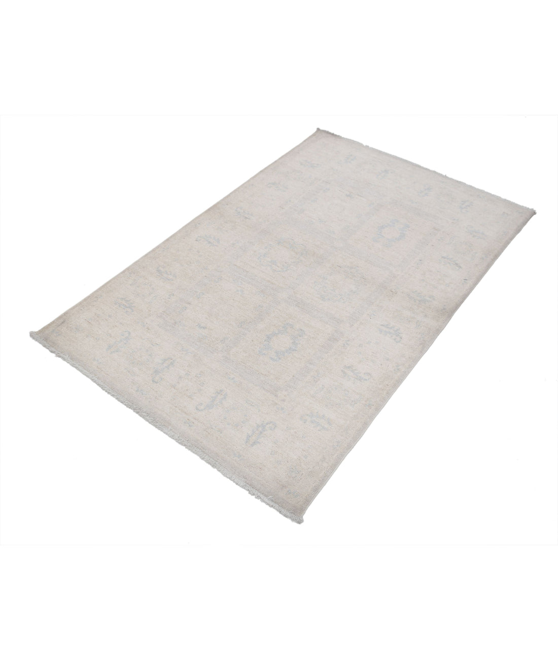 Serenity 3'1'' X 5'0'' Hand-Knotted Wool Rug 3'1'' x 5'0'' (93 X 150) / Brown / Ivory