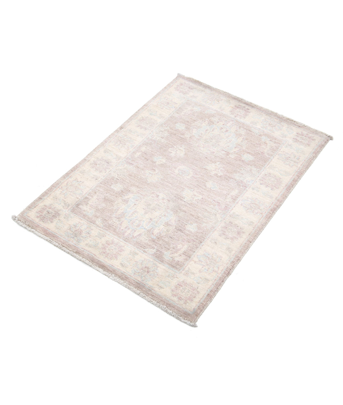 Serenity 2'2'' X 3'1'' Hand-Knotted Wool Rug 2'2'' x 3'1'' (65 X 93) / Brown / Ivory