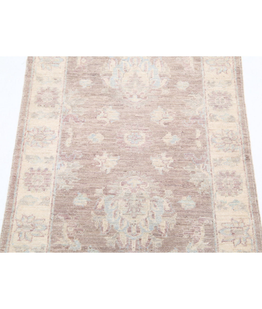 Serenity 2'2'' X 3'1'' Hand-Knotted Wool Rug 2'2'' x 3'1'' (65 X 93) / Brown / Ivory