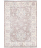 Serenity 2'2'' X 3'1'' Hand-Knotted Wool Rug 2'2'' x 3'1'' (65 X 93) / Brown / Ivory