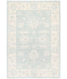 Serenity 2'0'' X 2'11'' Hand-Knotted Wool Rug 2'0'' x 2'11'' (60 X 88) / Green / Ivory