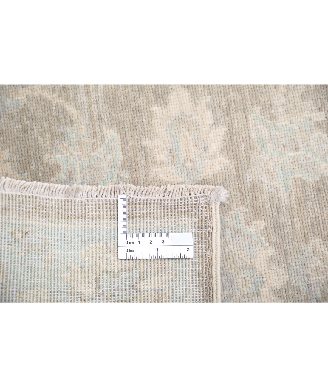 Serenity 2'0'' X 2'10'' Hand-Knotted Wool Rug 2'0'' x 2'10'' (60 X 85) / Brown / Blue