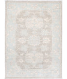 Serenity 2'0'' X 2'10'' Hand-Knotted Wool Rug 2'0'' x 2'10'' (60 X 85) / Brown / Blue