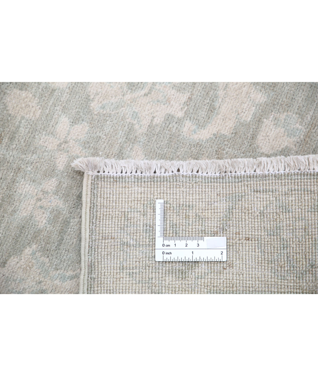 Serenity 2'0'' X 3'0'' Hand-Knotted Wool Rug 2'0'' x 3'0'' (60 X 90) / Grey / Ivory