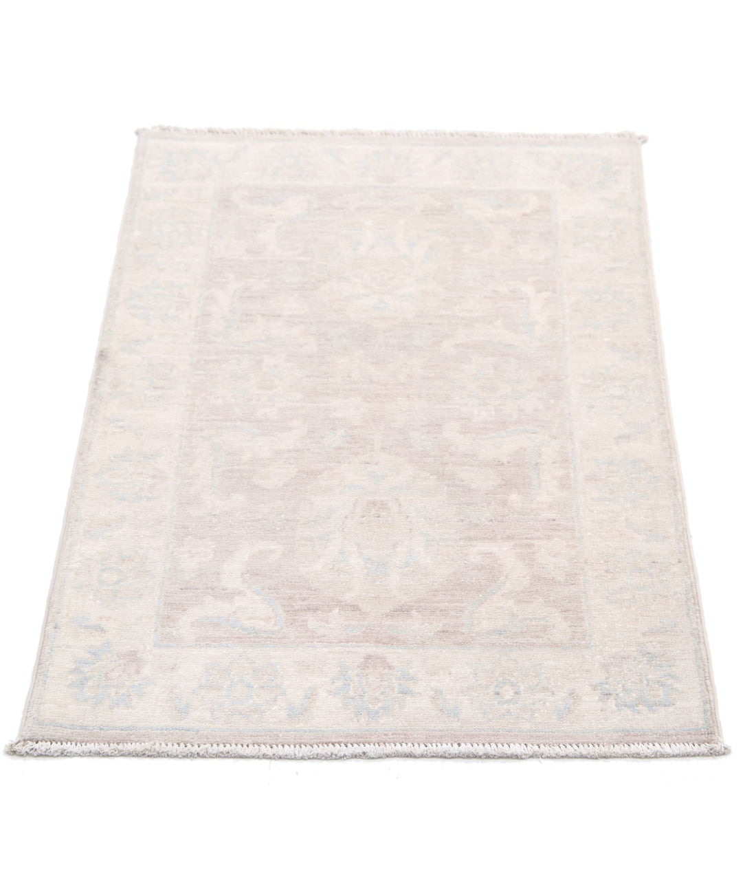 Serenity 2'1'' X 3'0'' Hand-Knotted Wool Rug 2'1'' x 3'0'' (63 X 90) / Brown / Ivory