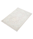 Serenity 2'0'' X 2'11'' Hand-Knotted Wool Rug 2'0'' x 2'11'' (60 X 88) / Brown / Ivory
