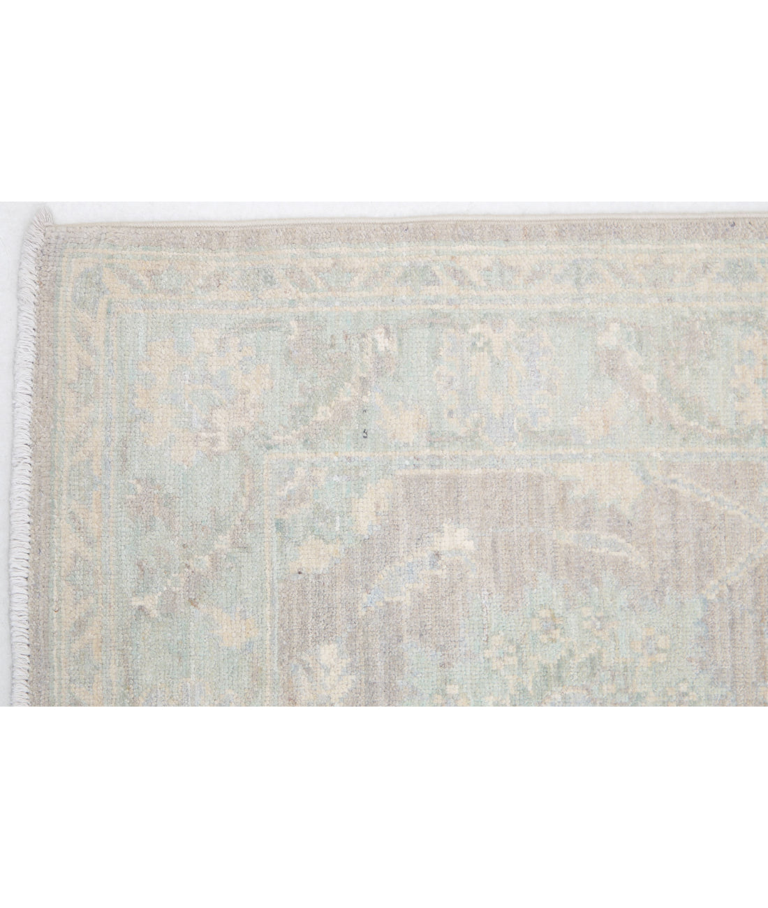 Serenity 2'0'' X 2'11'' Hand-Knotted Wool Rug 2'0'' x 2'11'' (60 X 88) / Brown / Ivory