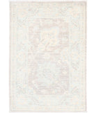 Serenity 2'0'' X 2'11'' Hand-Knotted Wool Rug 2'0'' x 2'11'' (60 X 88) / Brown / Ivory